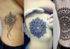 Мандала тату — значение татуировок (32 фото) Что означает мандала тату в виде месяца